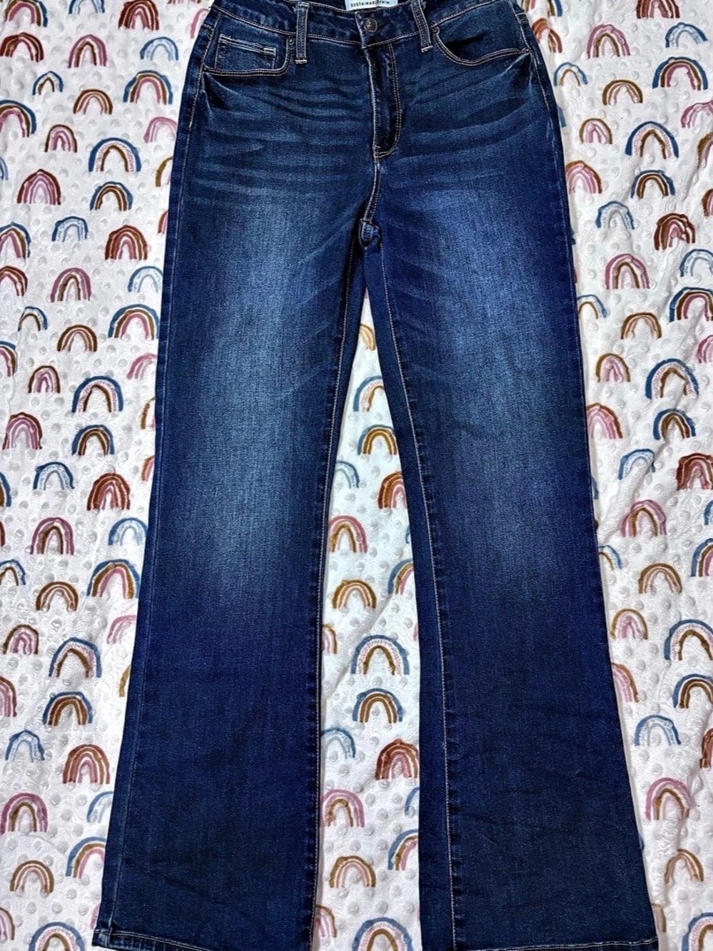 Wax Jean Sustainable Denim Women’s Blue Bootcut Jeans Like New Size 28